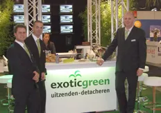 De mannen van Exoticgreen: Erik Verdonk, William van den Oort en joop van den Hoek (v.l.n.r)