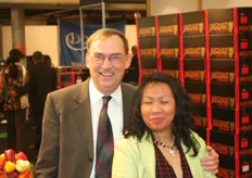 Wim Woensdrecht met zijn vrouw Joyceline van FUN