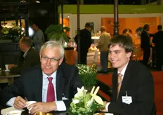 Willem Rol en zijn collega van ABN-Amro