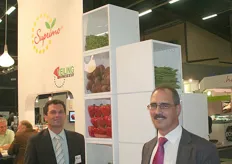 Boudewijn van der Wal en Peter van Osch van Veiling Zaltbommel. 90% van aanvoer onder Suprimo label