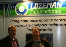 De heren Boerboom en Tap van Lozeman Tuinmachines.