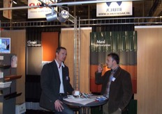 Marcel Schutte en Germen Gerrits overleggen even met elkaar.