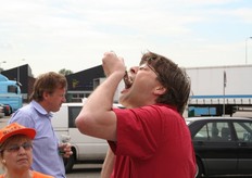 Zelf onder het oog van de meester happen