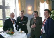 Jan Bouman (AGFPN), Arie Noorland (Vakblad agf), Rob Baan (Koppert Cress) en Paulus Kosters (TNO)