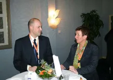 Bert Kleinjan (Bonny) en Irma Koehorst (HDV)