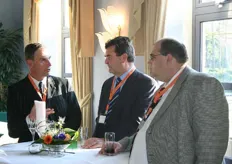 Jens van der Vorm, Piet Vijverberg en H. Schmeitz Imtech ICT