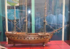 Model van het oorlogsschip de Delft