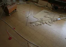 vloer waarop masten en later zeilen worden opgemeten en uitgelegd