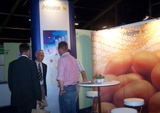 Ook Meijer had een stand op de Aardappeldemodag veroverd...