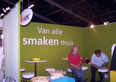 Op de stand van HZPC waren allerlei verschillende aardappelen tentoongesteld, zoals tafelaardappelen, frietgeschikte aardappelen, etc.