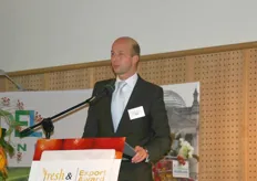 Tjeerd de Groot van de Landbouwraad Nederlandse Ambassade Berlijn maakte de eerste resultaten van het LNV-marktrapport bekend