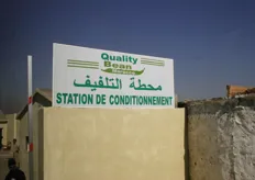 Het pakstation van Quality Bean Morocco. Hier mochten echter geen foto's worden gemaakt in verband met het bedrijfsbeleid.