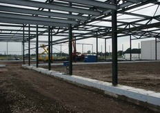 Een overzicht van de nieuwe verkooploods.