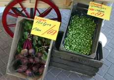 Mooie uitstalling van Hollandse groenten