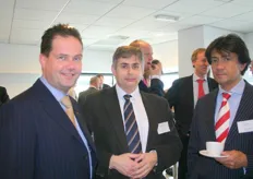 Marc de Naeyer, Philip Bernard en Wim Moningka