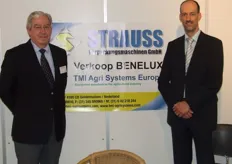 Arie Lagendijk en Kees Donker van TMI Agri Systems Europe.