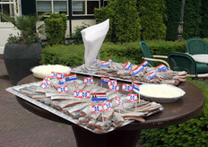 Heerlijke haring en de agf-handelaren lieten deze dan ook smaken.