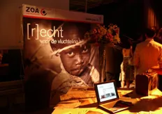 Alexport steunt sinds 2005 een project in EthiopiÃ« van ZOA vluchtelingenhulp. Bij het standje van ZOA konden gasten hun giften kwijt.