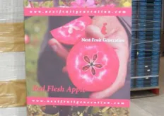 Banner van Next Fruit Generation met roodvlezige appel.