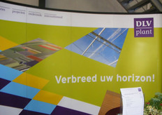 DLV stand, een van de organisatoren.