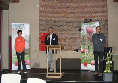 Gerty Wauters, Johan Nicolaï en Paul Van Laer.