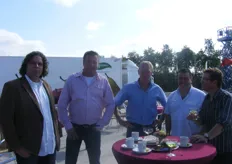 Wimco Groenendaal, Henk Rietveld, Cees Masteling, Adrie Verbeek en Philip de Groen.