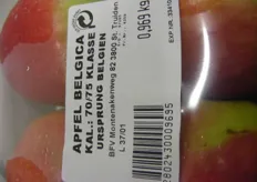 Appel in kleinverpakking voor Duitse retailer Rewe.