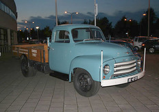 Vader Jos reed vroeger met dit vrachtwagentje naar de veiling.