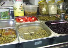 Natuurlijk ontbreken olijven hier niet.