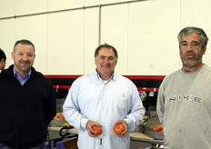 Het management team van Platanos Agricultural met links managing director Tsotsonis Antonis.