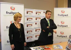 Martina Petrus en Frank Engelbart van Fruitpact.