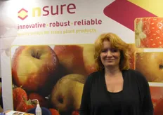 Monique van Wordragen van NSure, rijpheidstesten voor appels en peren.