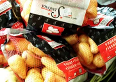 Speciale aardappeltjes voor bijna â‚¬ 5,00 per een zakje van 1 kilogram.