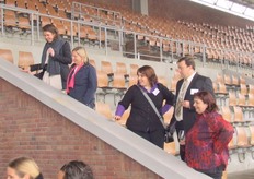 Rustig alles bekijken op de tribune