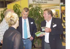 Peter van Spronsen van Biostar promoot zijn tuinkersen.