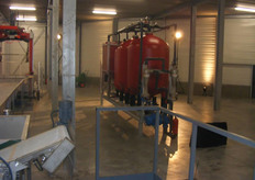 Het water wordt gerecycled en hergebruikt