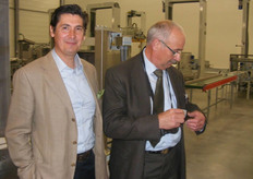 Stas en Jef Jacobs van Haspengouw, die veel gedaan hebben aan de ontwikkeling van de installatie