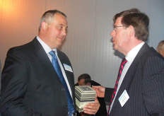 Chris Timmermans en Rien van Doorn,collega voorzitters