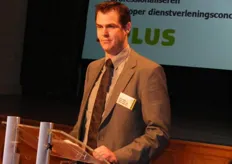Christiaan Wit van Hessing Supervers geeft uitleg over de samenwerking tussen The Greenery en supermarktorganisatie Plus