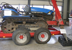 Wortelsnijder op rupsen