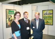 Karin Westera en Bob de Jager van Borgers, met in het midden Bert Westera van Greenbox.