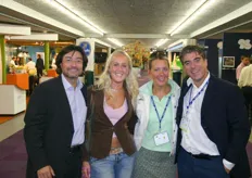 Alexis Cordero met niewue vriendin en Isabel en Laurent Jurvillier (Fruitpoint).