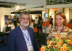 Franse landbouwattaché in Nederland: Didier Gourdin en zijn assistente Stephanie Huisman.