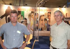 Piet Haak en Arie van Andel van CAH Dronten en het Groenhorst College