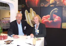 Hans van Dodewaard van Veiling Zaltbommel en Colinda Smits van AGF.nl (met dank aan Walter Goesten)