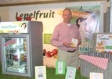 Dirk-Jan Polak van Fruity Friends was erg verhuld met de introductie van zijn nieuwe concept Lepelfruit.