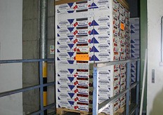 Via de lift naar boven.