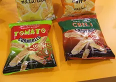 Deze mais-chips wordt geïntroduceerd door het Nederlandse bedrijf Do-It. Organic Flavour Company levert de smaken.