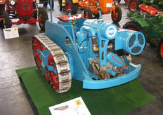 Smalspoor op rupswielen van Ransomes