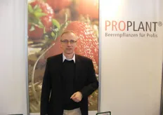 Aardbeiplanten leverancier Proplant werd vertegenwoordigd door Nandor Kardos uit Hongarije